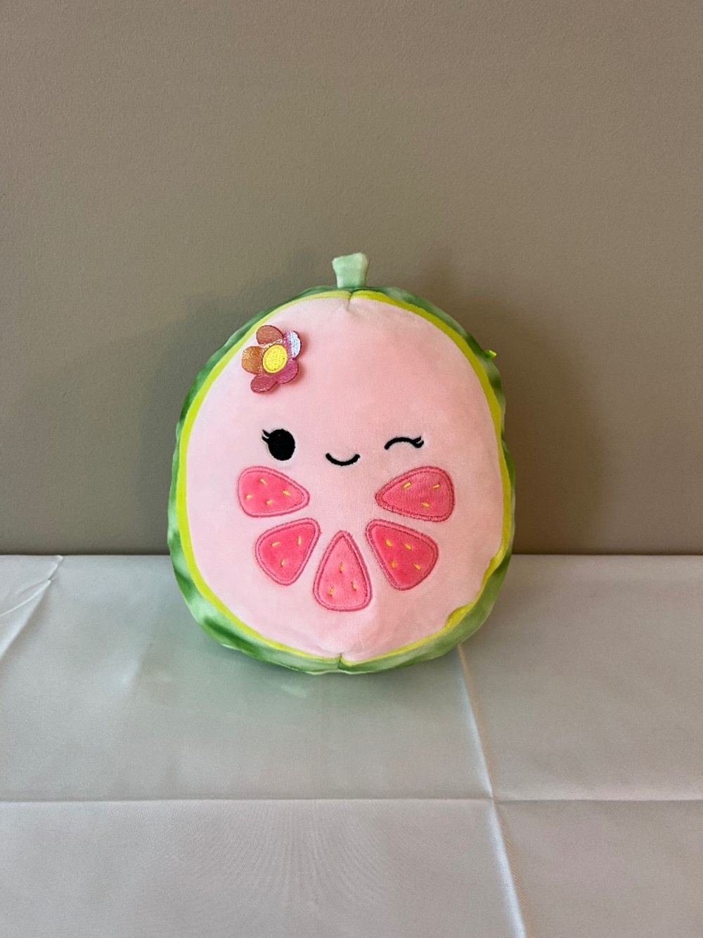 Lena the Guava Squishmallows 8 inch WITH TAG KellyToys Soft Plush Stuffed Fruit